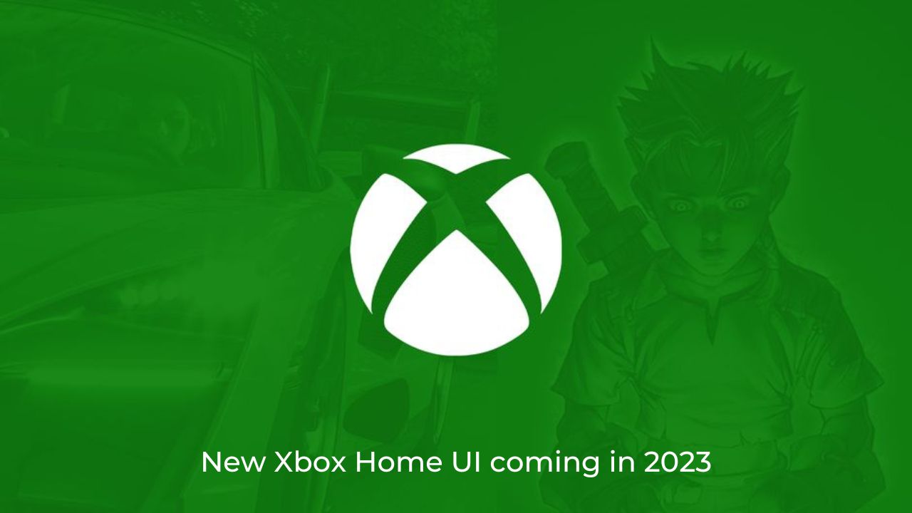 Xbox home UI