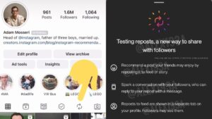 How do you get the repost feature on Instagram?
